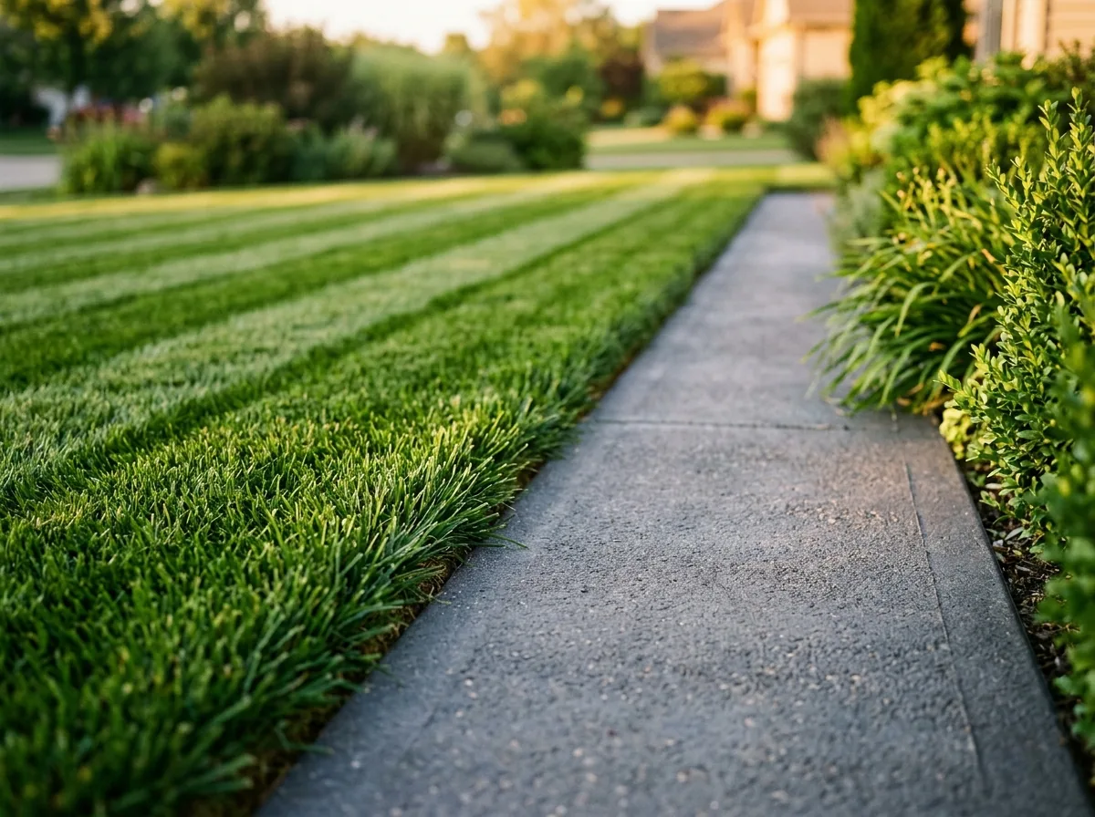 Lawn mowing